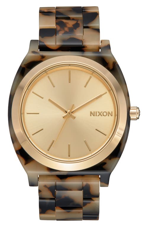 Nixon Nixon Time Teller Acetate Bracelet Watch, 40mm