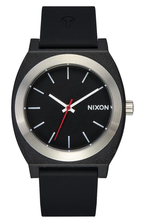 Nixon Nixon Time Teller OPP Silicone Strap Watch, 39.5mm
