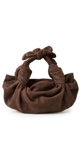 NLA Collection NLA Collection Knot Bag Chocolate Brown Suede One