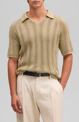 NN07 NN07 Cale Johnny Collar Sweater Polo