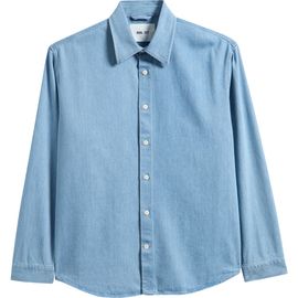 NN07 NN07 Casper 50033 Relaxed Fit Denim Button-Up Shirt