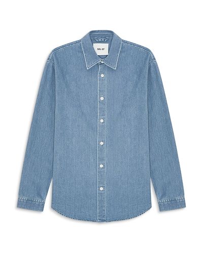 Nn07 NN07 Casper Button Front Denim Shirt