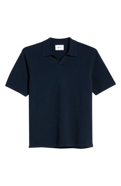 NN07 NN07 Paul Textured Organic Cotton Knit Polo
