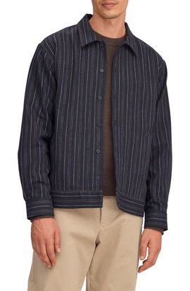 NN07 NN07 Reed 50091 Striped Shirt Jacket