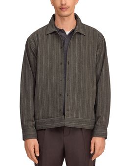 Nn07 NN07 Reed Relaxed Yarn Dye Stripe Overshirt
