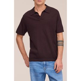 NN07 NN07 Ryan 6311 Cotton & Linen Johnny Collar Polo