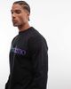 No Problemo No Problemo 100% cotton long sleeve T-shirt with contrast logo in black - 4