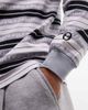 No Problemo No Problemo 100% cotton long sleeve T-shirt with repeat logo in black and gray stripe - 4