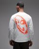 No Problemo No Problemo 100% cotton long sleeve t-shirt with smile away back print in white - 1