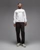 No Problemo No Problemo 100% cotton long sleeve t-shirt with smile away back print in white - 2