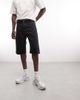 No Problemo No Problemo baggy denim shorts in black - 1