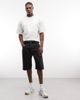 No Problemo No Problemo baggy denim shorts in black - 2