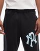 No Problemo No Problemo cotton rich sweat shorts with NYP logo and raw hem in black - 4