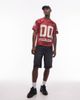 No Problemo No Problemo large motif sports jersey in red - 2