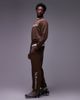 No Problemo No Problemo logo cotton sweatpants in chocolate brown - 3