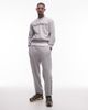 No Problemo No Problemo logo cotton sweatpants in heather gray - 1