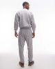 No Problemo No Problemo logo cotton sweatpants in heather gray - 3