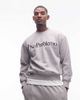No Problemo No Problemo logo cotton sweatshirt in heather gray - 1