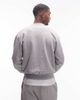 No Problemo No Problemo logo cotton sweatshirt in heather gray - 3