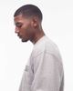 No Problemo No Problemo logo cotton sweatshirt in heather gray - 4