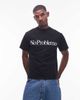 No Problemo No Problemo logo cotton t-shirt in black - 1