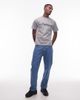 No Problemo No Problemo logo cotton t-shirt in heather gray - 2