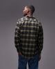 No Problemo No Problemo long sleeve cotton shirt with logo in green plaid - 3
