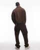 No Problemo No Problemo nayoka baggy cotton jeans in brown stripes - part of a set - 3