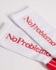 No Problemo No Problemo socks in white - 3