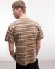 No Problemo No Problemo x ASOS Exclusive 100% cotton logo T-shirt in brown stripes - 3