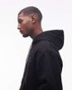No Problemo No Problemo zip up hooded cotton workwear jacket in black - 4