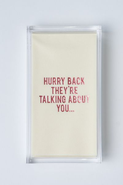 No Reservations No Reservations Disposable Hand Towel in Neutral at Urban Outfitters