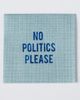 No Reservations No Reservations No Politics Please Disposable Cocktail Napkin Set in Blue at Urban Outfitters - 2