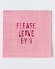 No Reservations No Reservations Please Leave by 9 Disposable Cocktail Napkin Set in Pink at Urban Outfitters - 2