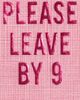 No Reservations No Reservations Please Leave by 9 Disposable Cocktail Napkin Set in Pink at Urban Outfitters - 3