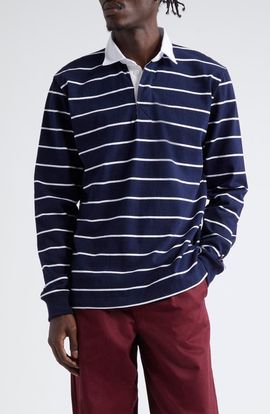 Noah Noah Classic Stripe Rugby Shirt