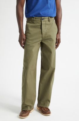 Noah Noah Double Pocket Buckle Back Chinos