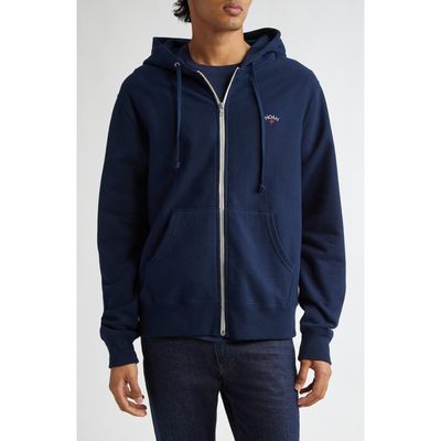 Noah Noah Lightweight Cotton Zip Hoodie