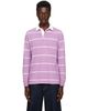 Noah Noah Purple Classic Rugby Polo - 1