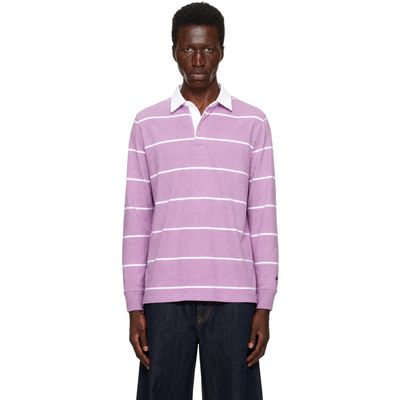 Noah Noah Purple Classic Rugby Polo