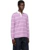 Noah Noah Purple Classic Rugby Polo - 2