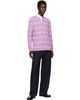 Noah Noah Purple Classic Rugby Polo - 4
