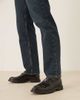 Noak NOAK made in Portugal loafers in black leather with fringe and gold hardware - 4