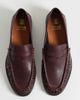 Noak Noak made in Portugal loafers with ruched apron in burgundy leather-Red - 4