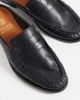 Noak NOAK made in Portugal mule loafers with gold-tone snaffle and ruching in black leather - 4