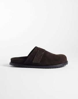 Noak Noak made in Portugal mule sandals in brown suede