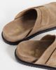 Noak Noak made in Portugal mule sandals in stone suede-Neutral - 3