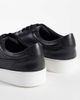 Noak NOAK made In Portugal paneled lace up sneakers in black leather - 2