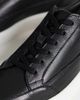 Noak NOAK made In Portugal paneled lace up sneakers in black leather - 4