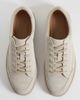 Noak NOAK Made In Portugal paneled lace up sneakers in stone suede-Neutral - 3